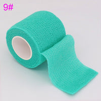 18 Colors Colorful Athletic Wrap Tape Self Adhesive Elastic Bandage Elastoplast Sports Protector Knee Finger Ankle Palm Shoulder