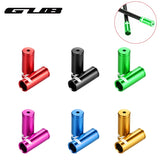 GUB 10pcs Aluminium Bicycle Shift Brake Cable Cap MTB Road Bike Brake Shift Wire Tube Cable Protector End Tip Cap Accessories