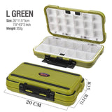 Large Capacity 24/28 Grid Fishing Gear Accessories Waterproof sub-Box Fishing Hook Supplies Tool Storage Box Fishing Tackle box