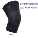 Veidoorn 1PCS Compression Knee Support Sleeve Protector Elastic Knee Pads Brace Springs Gym Sports Basketball Volleyball Running