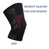 Veidoorn 1PCS Compression Knee Support Sleeve Protector Elastic Knee Pads Brace Springs Gym Sports Basketball Volleyball Running