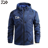 2021 New Men Hoodie Waterproof Auti-UV Sunscreen Gamakatsu Fishing Clothing Daiwa Breathable Hiking Camping Sport Fishing Jacket