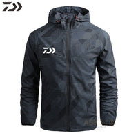 2021 New Men Hoodie Waterproof Auti-UV Sunscreen Gamakatsu Fishing Clothing Daiwa Breathable Hiking Camping Sport Fishing Jacket