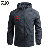 2021 New Men Hoodie Waterproof Auti-UV Sunscreen Gamakatsu Fishing Clothing Daiwa Breathable Hiking Camping Sport Fishing Jacket