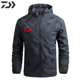 2021 New Men Hoodie Waterproof Auti-UV Sunscreen Gamakatsu Fishing Clothing Daiwa Breathable Hiking Camping Sport Fishing Jacket