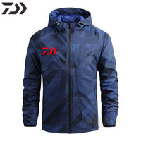 2021 New Men Hoodie Waterproof Auti-UV Sunscreen Gamakatsu Fishing Clothing Daiwa Breathable Hiking Camping Sport Fishing Jacket